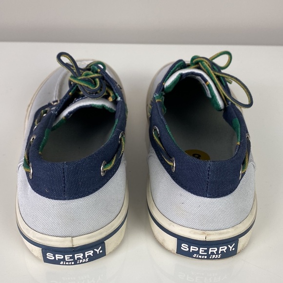 Sperry Blue Topsiders Size 8 - Picture 7 of 16
